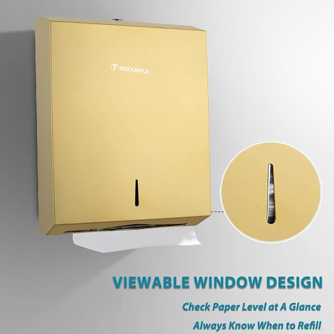 Commercial Paper Towel Dispenser Gold - Image 2