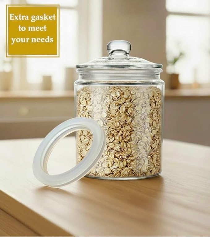 1/2 Gallon Glass Jar Airtight - Image 7