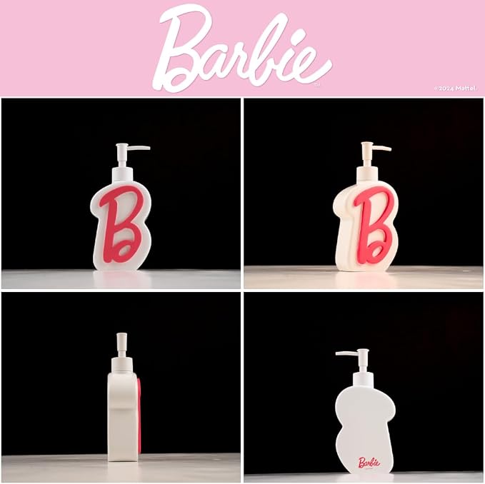 Collectibles Barbie Pink B Monogram Soap/Lotion/Hand Sanitizer Resin Pump - Image 5