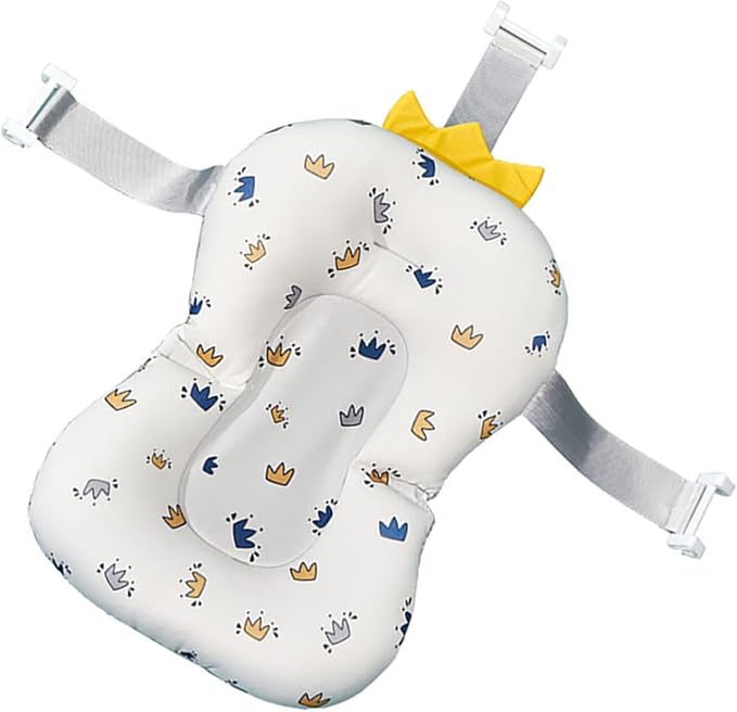 Toyvian Baby Bath Cushion Non-Slip Floating Mat Toddler Bathtub Seat Support - Image 9