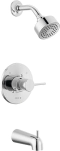 Delta Faucet Modern Single-Handle Chrome Tub and Shower Trim Kit, Shower Faucet by DeltaFaucet