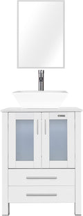 eclife 24" Modern Bathroom Vanity Sink Combo Freestanding Cabinet by eclife