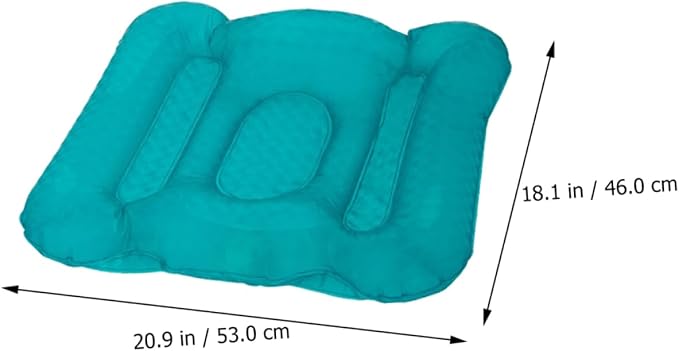 1pc Inflatable Bathtub Seat Cushion Suction Cup Water Injection Inflation - Image 4