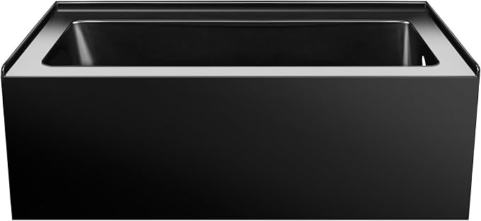 Fine Fixtures Acrylic, Fiberglass Alcove Soaking Bathtub - Image 5