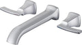 Tub Faucet Wall Mount Tub Filler Chrome High Flow Long Spout Reach Roman by QinkellSanitaryWare