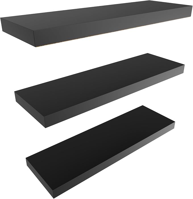 Colima Floating Shelves for Wall, Rustic Wood Wall Mounted Shelves for Bathroom - Image 7