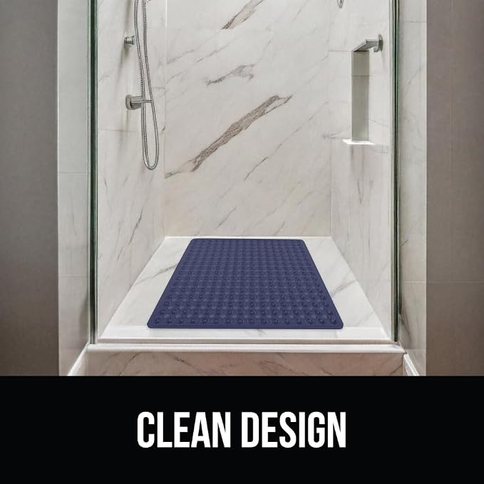 GORILLA GRIP Patented Square Shower Stall Mat, Small Bathtub Floor Mats - Image 8