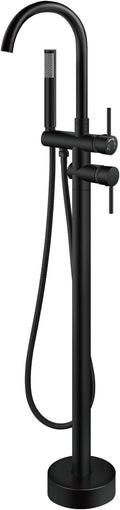 Aolemi Floor Mount Bathtub Faucet Freestanding Tub Filler Standing High Flow by Aolemi