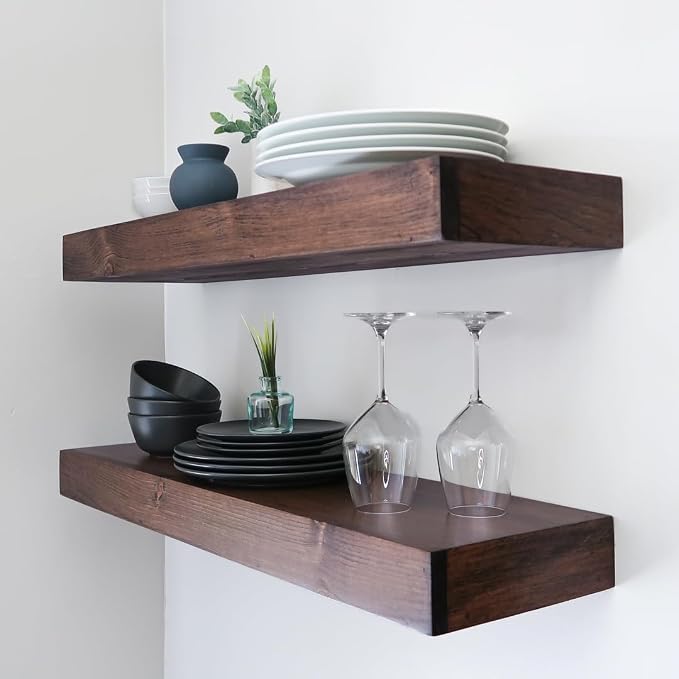 Urbandi Modern Floating Shelves 3 Inches Thick - Image 4