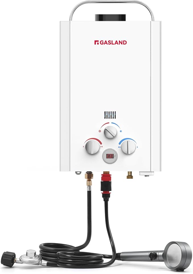 GASLAND BE158 Propane Portable Hot Water Heater | 1.58 GPM, 000 BTU | Outdoor by GASLAND