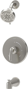 Elm Single Handle Wall Mounted Tub and Shower Trim Kit by Symmons