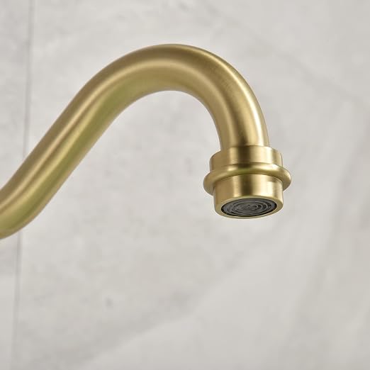 sumerain Vintage Wall Mount Tub Faucet, 8 Inches Center 3 Hole Bathtub Filler - Image 6