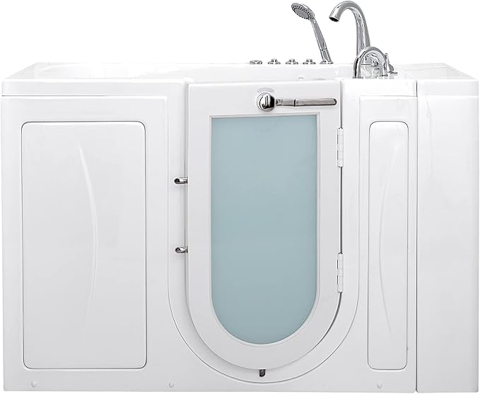 Ella Capri 30"x52" Acrylic Air and Hydro Massage Walk-In Bathtub - Image 13