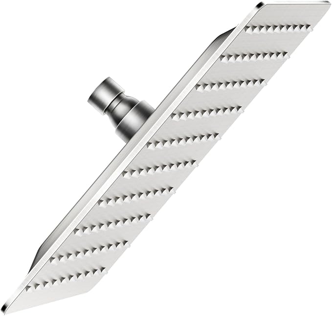 VBFF-Shower Head, rain shower head, 10 inch- Square Shower Head, 1.8 GPM Flow by VBFF