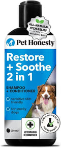 Pet Honesty Restore + Soothe 2 in 1 Shampoo + Conditioner by PetHonesty