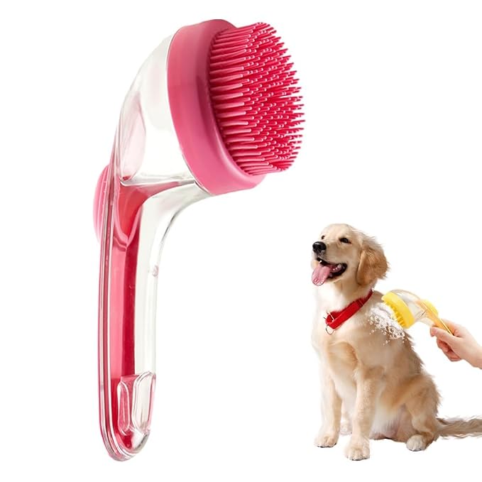 Dog Bath Brush, Pet Grooming Massage Scrubber by Unknown