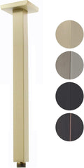 Ceiling Mount Shower Arm with Flange 20 Inches Square Straight Extender by Drettyer