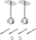 2Pcs ID32mm, Clothes Rail mounting Bracket, Shower Curtain Closet tie Rod by Ohamtes