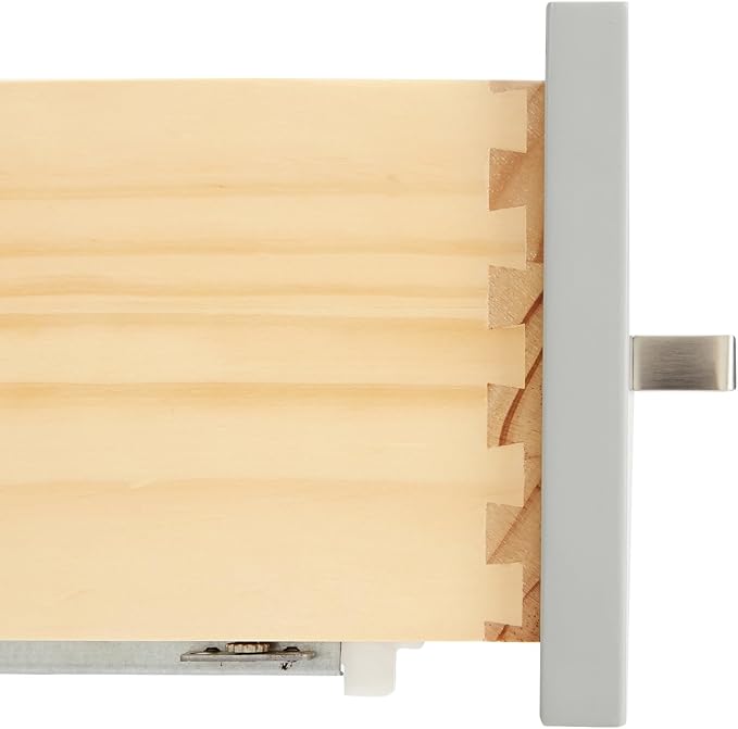 ARIEL Cambridge 48" Grey Bathroom Vanity, 1.5" Edge Carrara White Quartz - Image 6