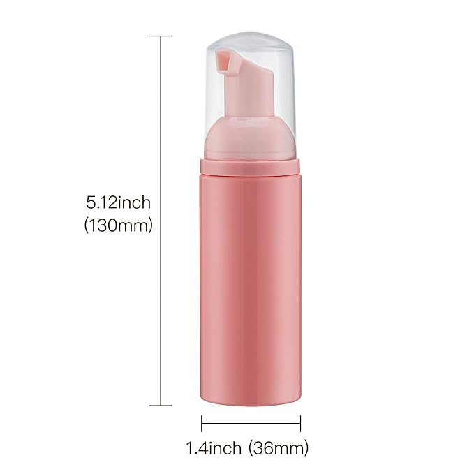 Tekson 3 PCS Soap Foam Bottle, Empty Travel Foaming Lash Shampoo - Image 5