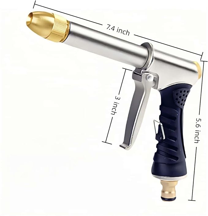 Upgrade Garden Hose Nozzle Sprayer, Adjustable High Pressure Water Hose Nozzle - Image 6