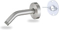 6 Inch Shower Arm with Flange and Stabilizer Bracket, Wall Mounted Shower Pipe by RAINREVIVE