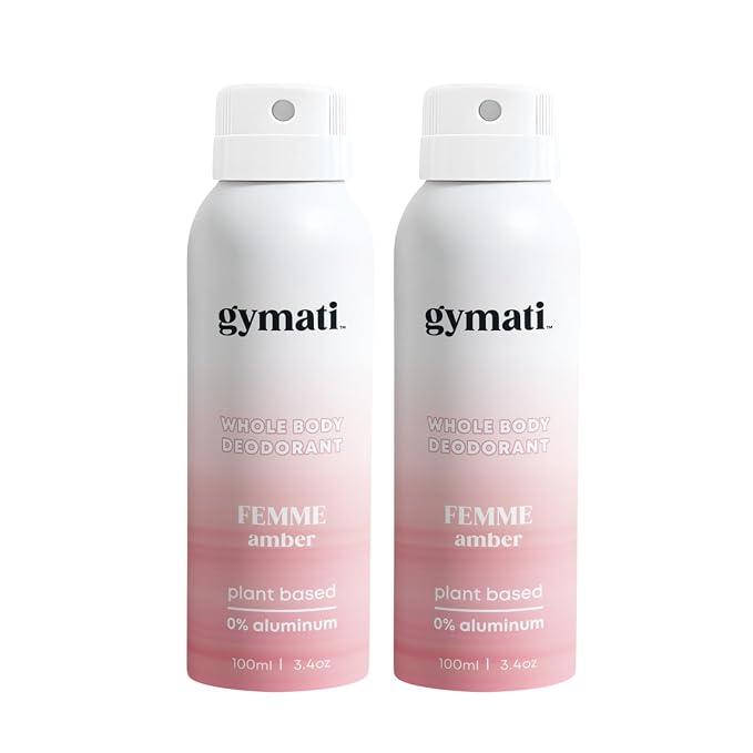 Gymati Fitness Body Deodorant Spray Aluminum Free by Gymati