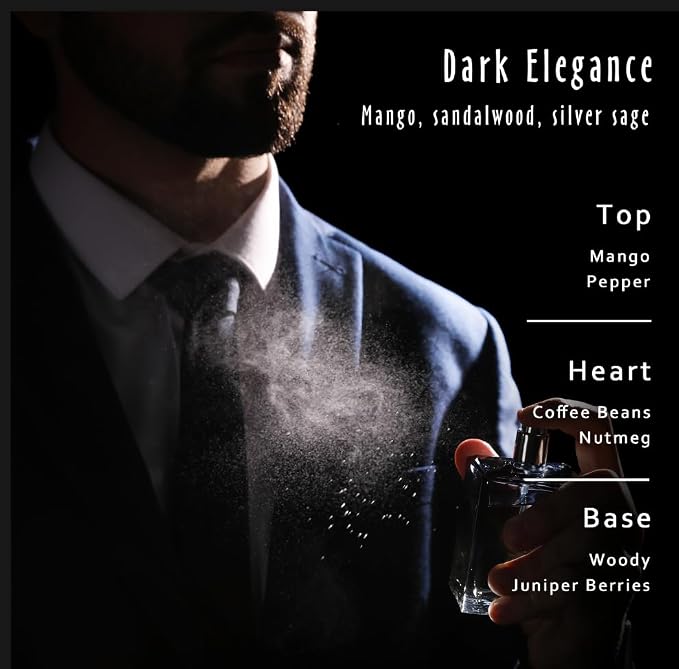 Dark Elegance Fragrance Oil, MitFlor 30ml Scented Essential Oil - Image 2