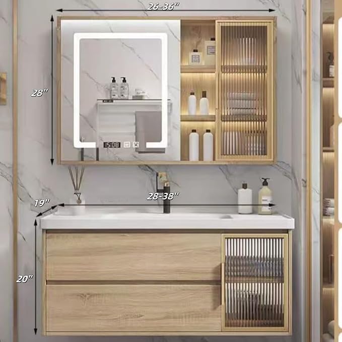 28IN Bathroom Vanity and Sink Combo - Image 2