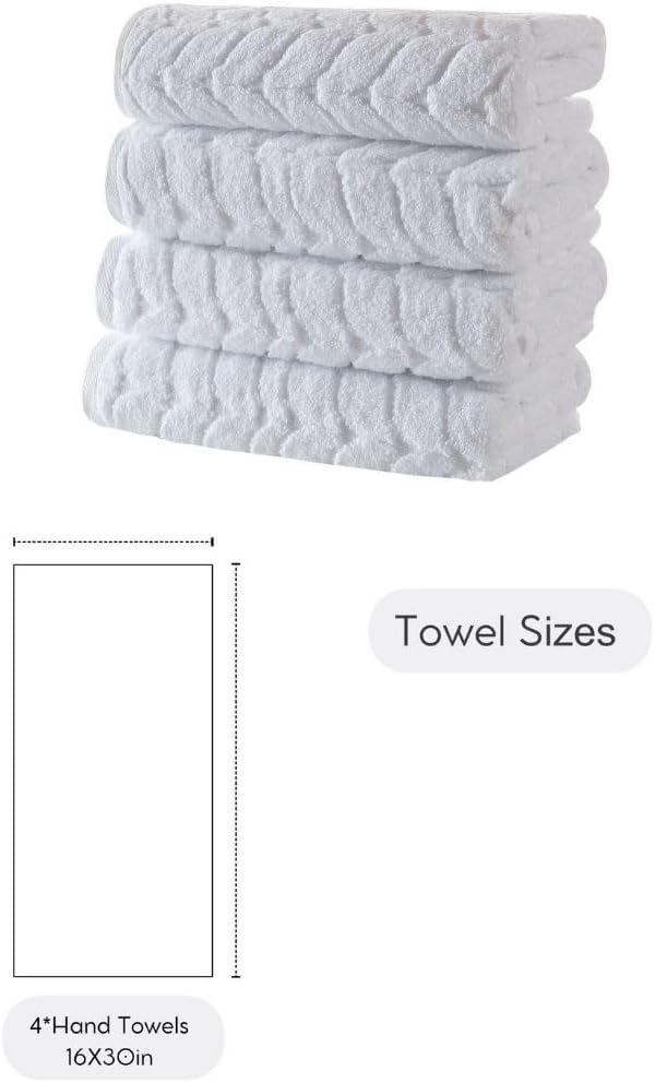 BAGNO MILANO Turkish Bath Towels, Soft Plush Jacquard Luxury Bath Towels - Image 9