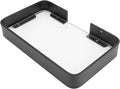 Bathroom Glass Shelf Floating Wall Rack Black Corner Organizer by BUTIFULSIC