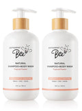 Shampoo & Body Wash, 2-in-1 Natural Formula by PamperedBee