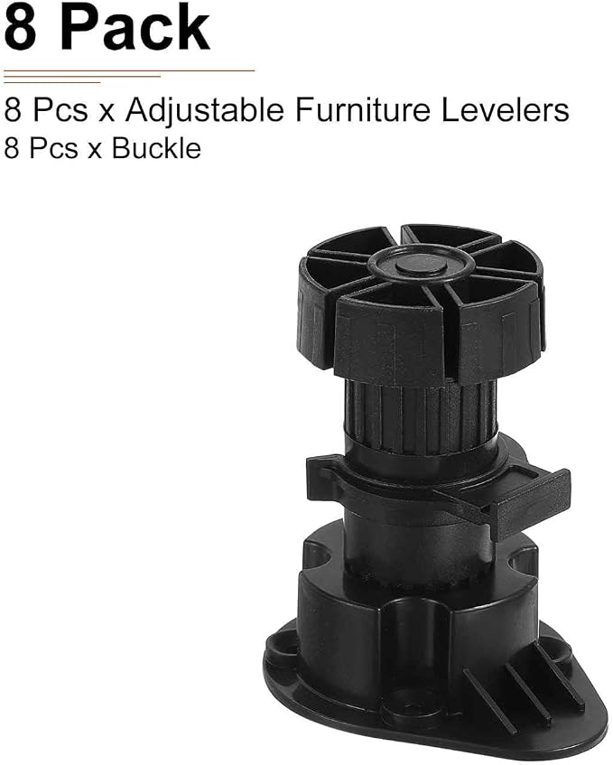 80x44mm Adjustable Leveling Feet - Image 6