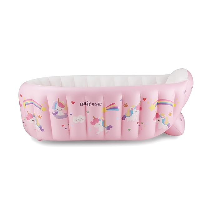 PandaEar Baby Inflatable Bathtub, Portable Travel Baby Infant Bath Tub Toddler - Image 7