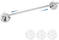 Suction Cup Towel Bar for Shower, 15.75''-25.6'' Adjustable Stainless Steel by VIDUTC