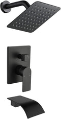 Tub Shower Faucet Combo Set Matte Black Shower Faucet Set by DIFEINISANITARYWARE---showerfaucet---