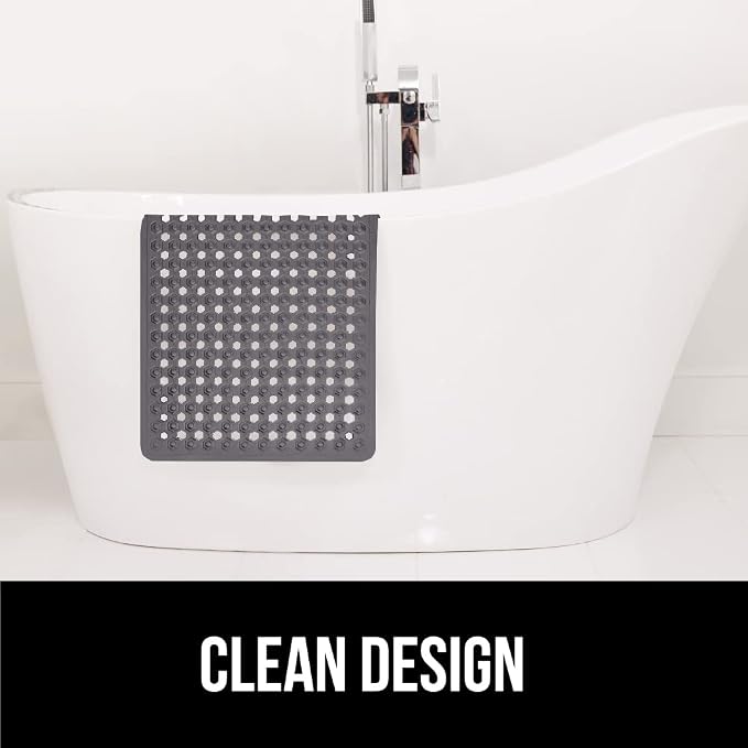GORILLA GRIP Patented Bath Tub Shower Mat, Machine Washable Bathtub Floor Liner - Image 7