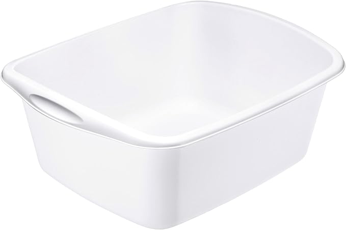 Tribello 2-Pack Dish Pans for Kitchen Sink, Plastic Tub Dishpan Wash Basin and - Image 7