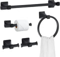 5 Piece Bathroom Hardware Accessories Set, SUS304 Stainless Steel Bath Towel by Unknown