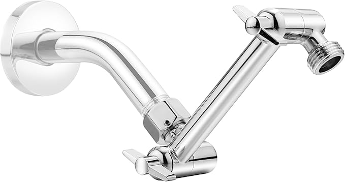 5 Inch Adjustable Shower Head Extension Arm, by SINGINGRAIN