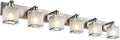 6-Lights Bathroom Vantiy Light Over Mirror, Modern Black Vanity Lighting by WINSHENLighting