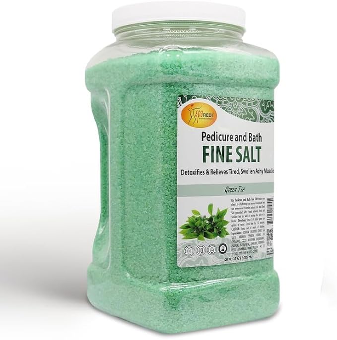 SPA REDI - Detox Foot Soak Pedicure and Bath Fine Salt, 128 Oz - Made - Image 2