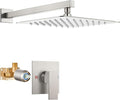 Airuida Shower Faucet Set Bathroom Rain Shower System SUS304 Stainless Steel by Airuida