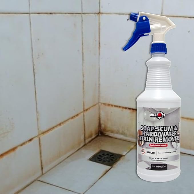 DU-MOST Soap Scum & Hard Water Stain Remover, High Foaming Acid Cleaner Removes - Image 3