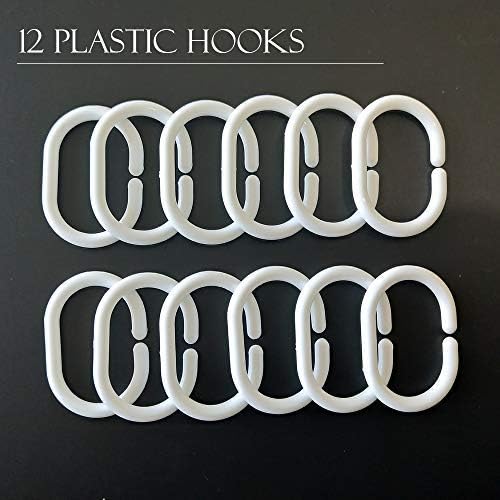 EurCross Clear Shower Curtain Liner 72x78, 5 Magnets Weighted Bottom Heavy Duty - Image 7