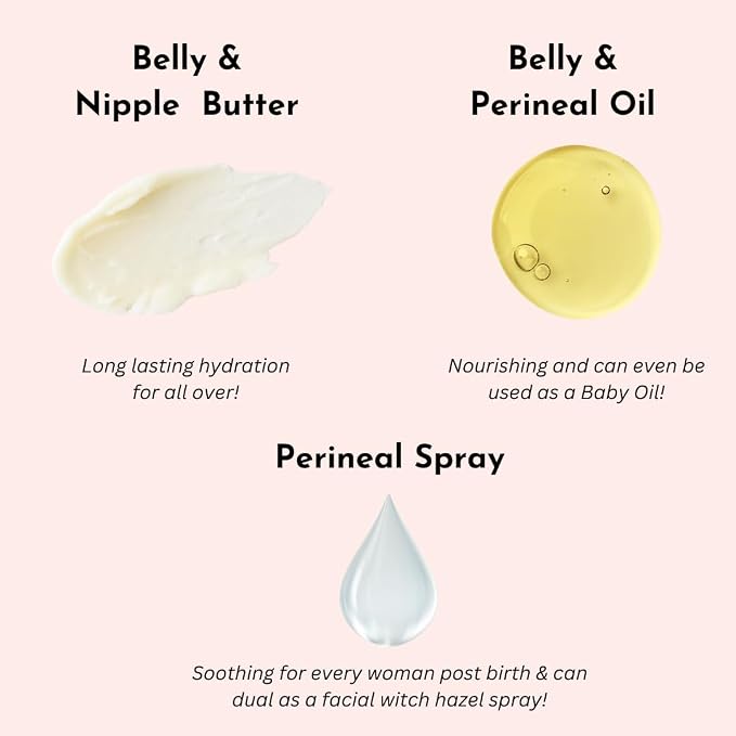Irene Organics Belly Bundle – 5 Piece Pregnancy Skincare Gift Set - Image 4