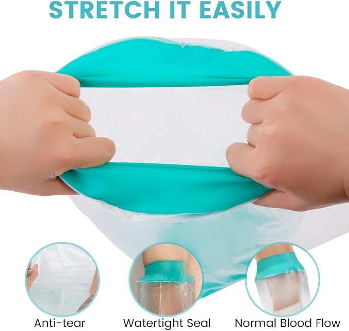 Cast Covers for Shower Leg, Waterproof Cast Cover for Showering/Swimming - Image 9