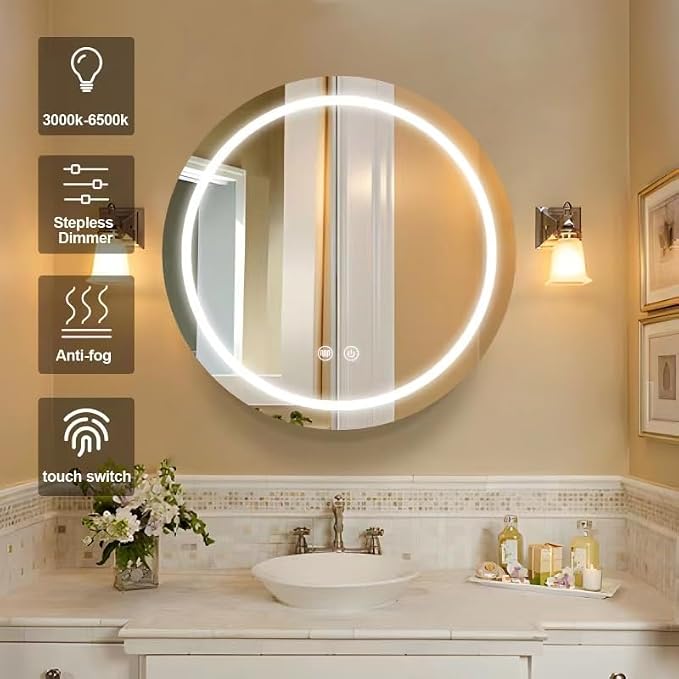 Led Round Medicine Cabinet, Bathroom Medicine Cabinet - Image 3