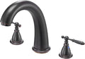 VEVOR Roman Tub Faucet, 3 Hole Waterfall Bathtub Faucet, Gooseneck Bath Tubs by VEVOR