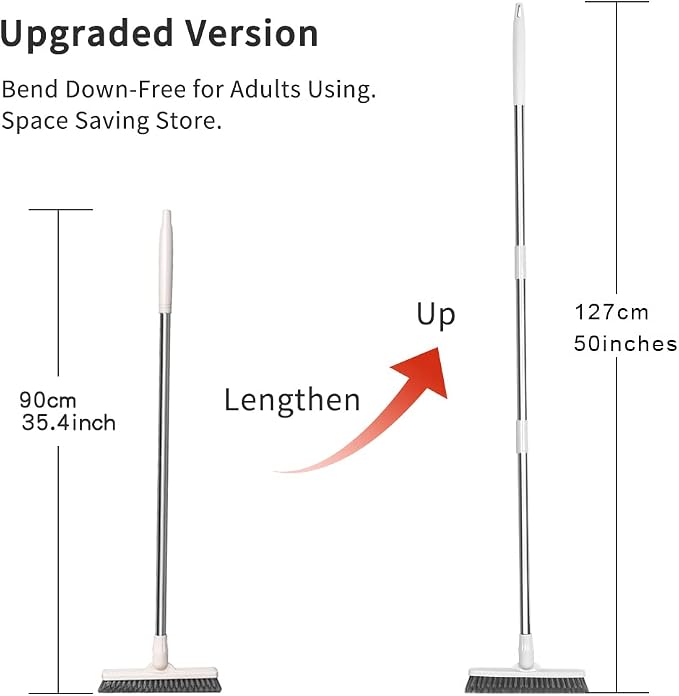 LandHope Grout Brush with Long Handle 50inches Grout Cleaner - Image 2